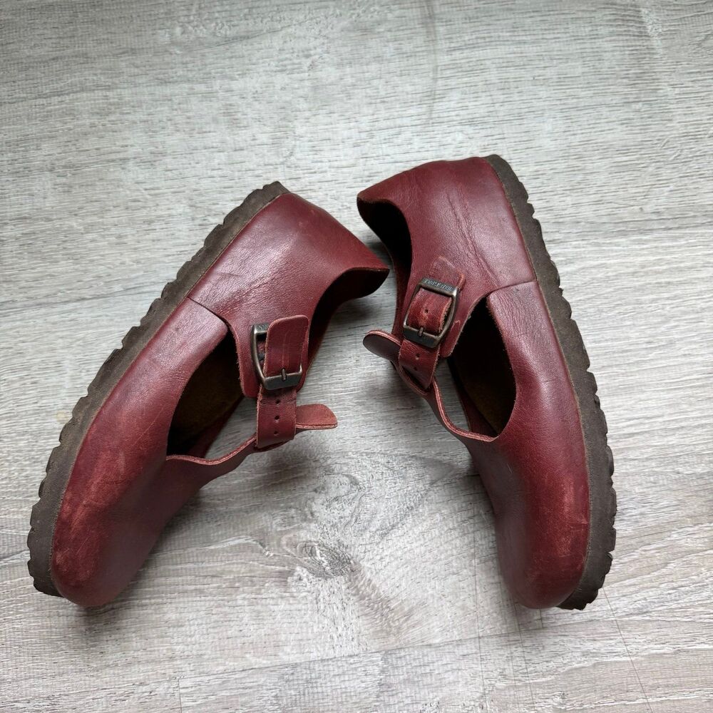BIRKENSTOCK Paris Mary Jane Shoes - burgundy- Narrow Fit - EU 36